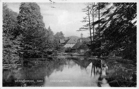 AK Wernigerode, (38855) Chistanental, gelaufen am 23.07.1937 (Wernigerode)