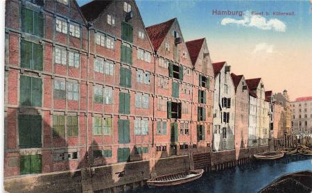 AK Hamburg (20095), Flet beim Küterwall n.gelaufen